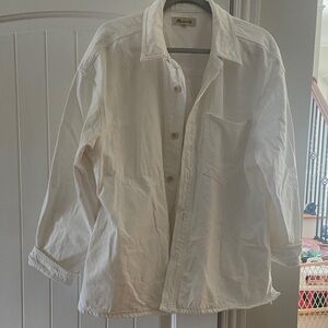 Madewell Off-White Denim Shirt